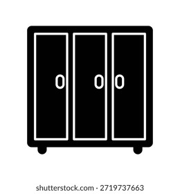 ícone do gabinete ilustração vetor modelo de design