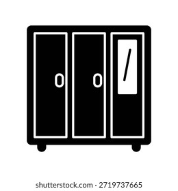 ícone do gabinete ilustração vetor modelo de design