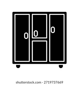 ícone do gabinete ilustração vetor modelo de design