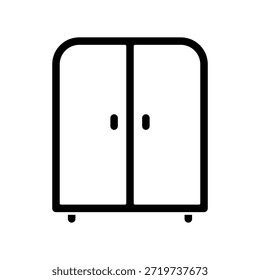 ícone do gabinete ilustração vetor modelo de design