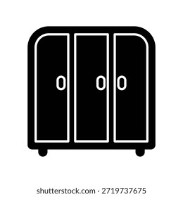 ícone do gabinete ilustração vetor modelo de design