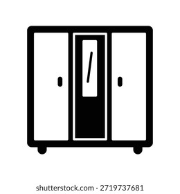 ícone do gabinete ilustração vetor modelo de design