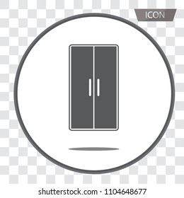 Cabinet icon isolated on background.