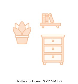 Cabinet icon ready to use vector illustration