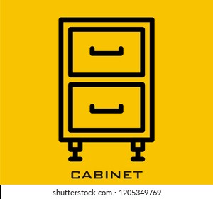 Cabinet icon signg