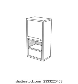 Cabinet icon simple illustration vector Design Template, suitable for your company