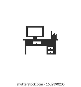 cabinet Icon template color editable. cabinet symbol vector sign isolated for graphic and web design.