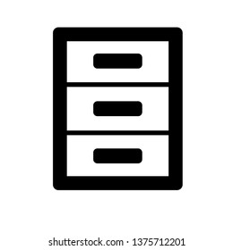 cabinet icon vector