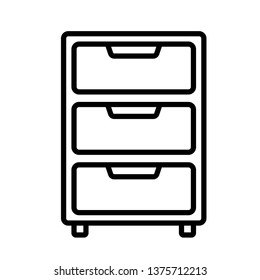 cabinet icon vector