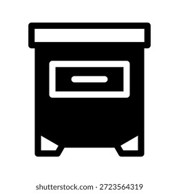 Ilustração de design de símbolo de vetor de ícone de gabinete