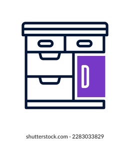 cabinet icon for your website, mobile, presentation, and logo design.