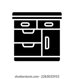 icono de gabinete para tu sitio web, móvil, presentación y diseño de logotipo.