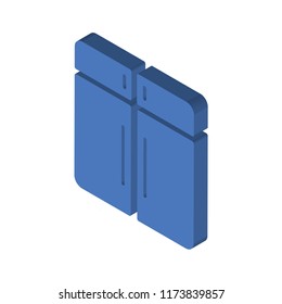 Cabinet isometric left top view 3D icon