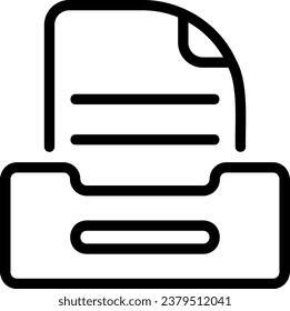 vector de ilustración de línea de gabinete