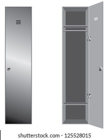cabinet locker cupboard storage sauna furniture indoor interior appointment advertising construction pylon stella ad ad-board advertise blank board information market object selling