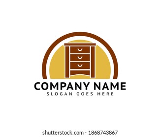 Cabinet Logo Icon Design Template