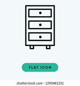 Cabinet vector icon