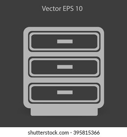 Cabinet vector icon
