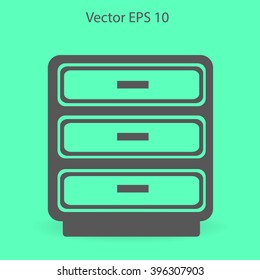 Cabinet vector icon