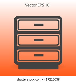 Cabinet vector icon