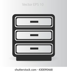 Cabinet vector icon