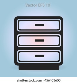 Cabinet vector icon
