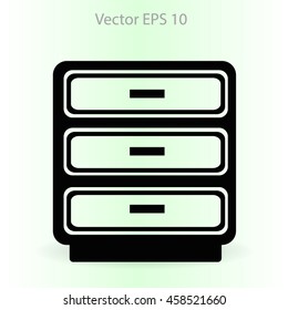 Cabinet vector icon