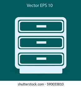 Cabinet vector icon