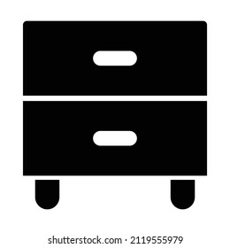 Cabinet Vector icon which is suitable for commercial work and easily modify or edit it


