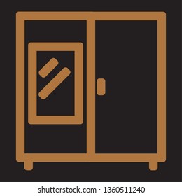 cabinets icon vector
