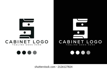 Cabinets Letter  Modern S Logo Design template
