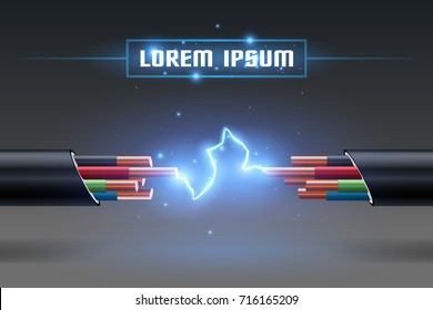 Cable background template