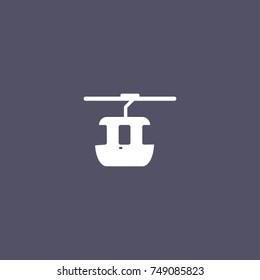 Cable car cabin icon