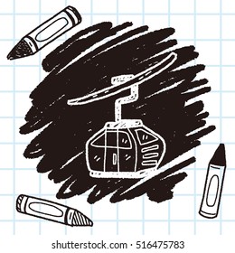 cable car doodle