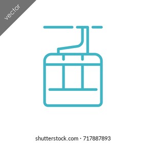 Cable car icon