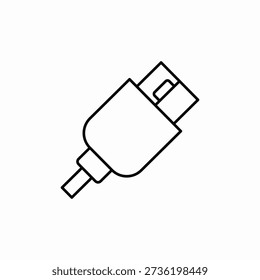 cable charger icon sign vector