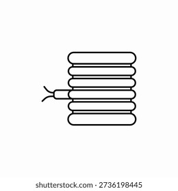 cable coil icon sign vector