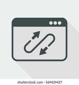 Cable connection setting - Vector flat minimal icon