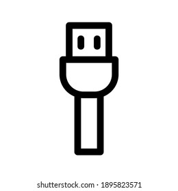 Cable Data icon or logo isolated sign symbol vector illustration - high quality black style vector icons
