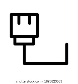 Cable Data icon or logo isolated sign symbol vector illustration - high quality black style vector icons
