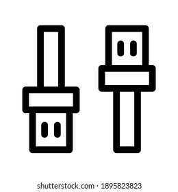 Cable Data icon or logo isolated sign symbol vector illustration - high quality black style vector icons

