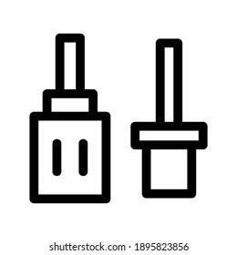 Cable Data icon or logo isolated sign symbol vector illustration - high quality black style vector icons
