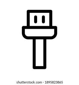 Cable Data icon or logo isolated sign symbol vector illustration - high quality black style vector icons
