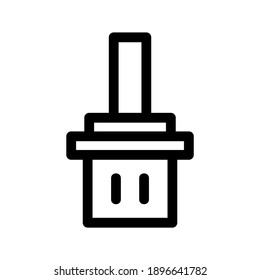 Cable Data icon or logo isolated sign symbol vector illustration - high quality black style vector icons
