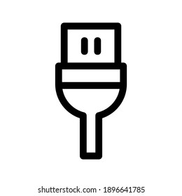 Cable Data icon or logo isolated sign symbol vector illustration - high quality black style vector icons
