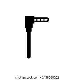 Cable icon flat style design