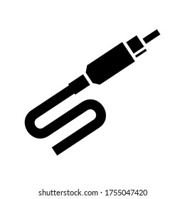 cable  icon or logo isolated sign symbol vector illustration - high quality black style vector icons
