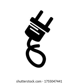 icono de cable o logotipo símbolo de signo aislado ilustración vectorial - iconos vectoriales de estilo negro de alta calidad
