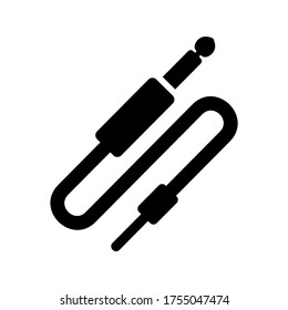icono de cable o logotipo símbolo de signo aislado ilustración vectorial - iconos vectoriales de estilo negro de alta calidad
