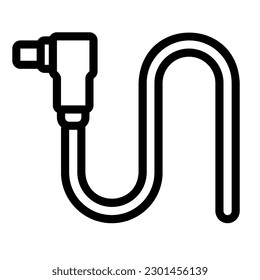 Cable icon. Pixel perfect simple icon